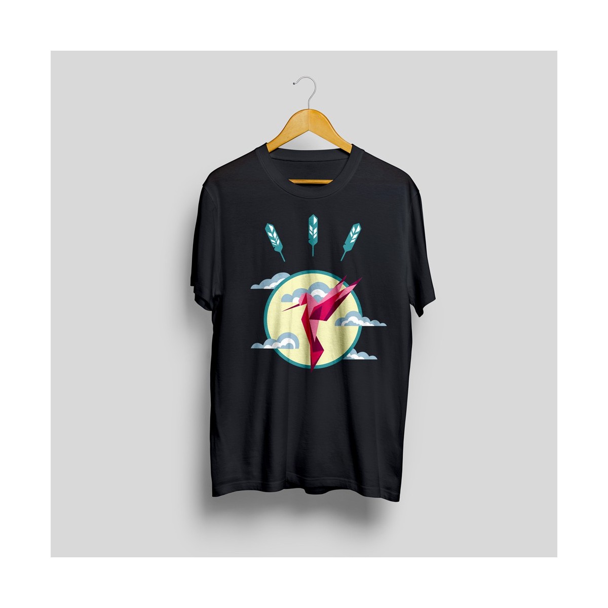 T-shirt imprimé colibri