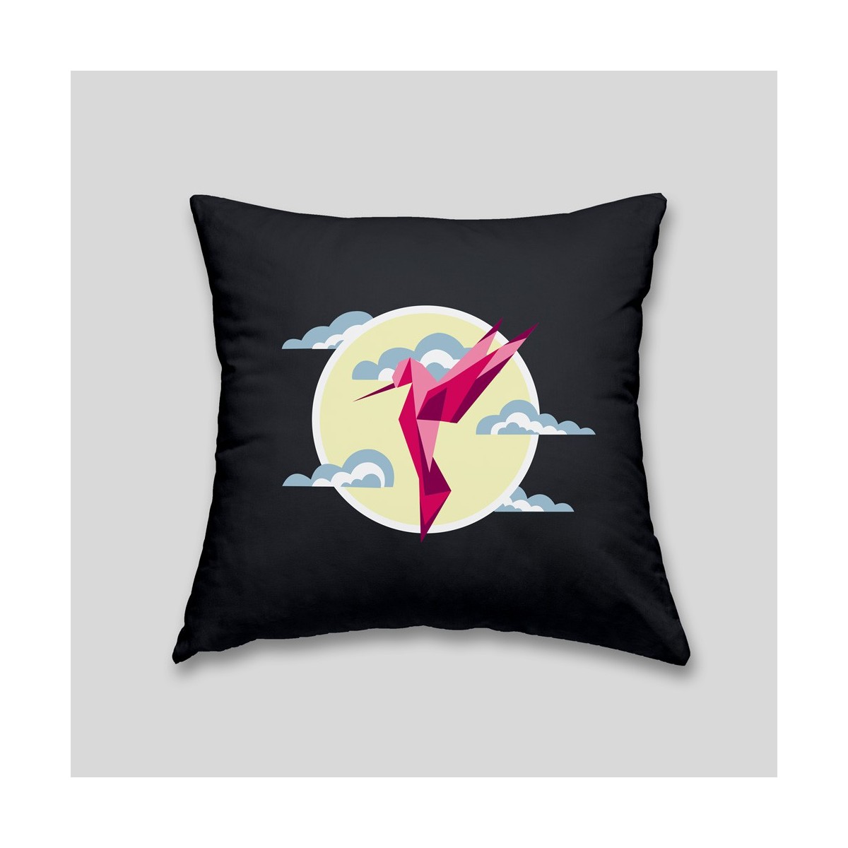 Coussin colibri